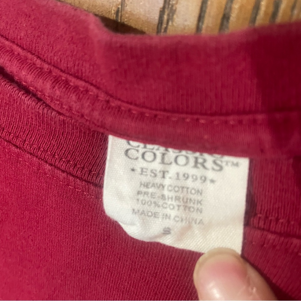 Voodoo New Orleans Red Long Sleeve Graphic Tee - Picture 5 of 5